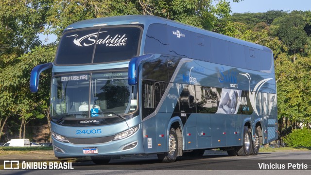 Expresso Satélite Norte 24005 na cidade de Joinville, Santa Catarina, Brasil, por Vinicius Petris. ID da foto: 12045824.