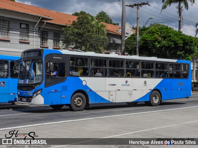 VB Transportes e Turismo 1412 na cidade de Campinas, São Paulo, Brasil, por Henrique Alves de Paula Silva. ID da foto: 12048125.