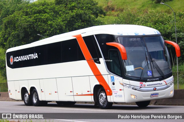 Expresso Adamantina 431528 na cidade de Piraí, Rio de Janeiro, Brasil, por Paulo Henrique Pereira Borges. ID da foto: 12047494.