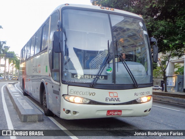 Evanil Transportes e Turismo RJ 132.105 na cidade de Rio de Janeiro, Rio de Janeiro, Brasil, por Jonas Rodrigues Farias. ID da foto: 12047611.