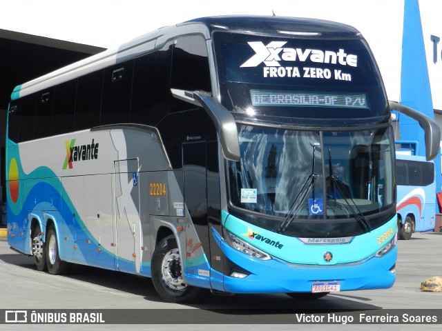Viação Xavante 22204 na cidade de Goiânia, Goiás, Brasil, por Victor Hugo  Ferreira Soares. Número da foto: #12046449.