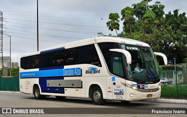 VIDA - Viação Danúbio Azul 10.014 na cidade de São Paulo, São Paulo, Brasil, por Francisco Ivano. ID da foto: 12046333.