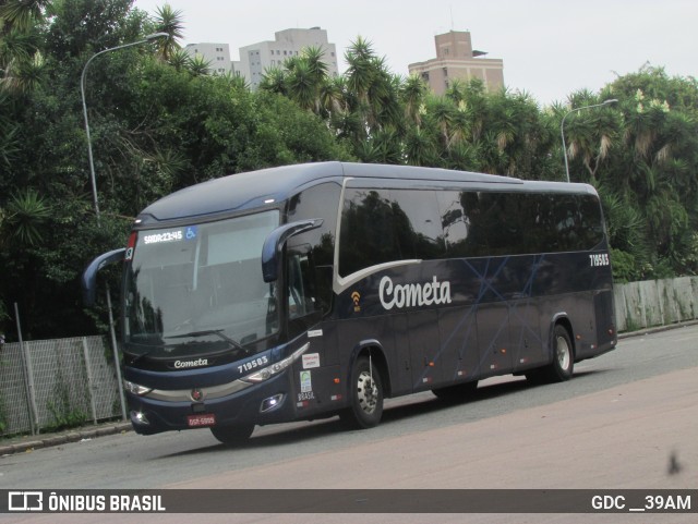 Viação Cometa 719583 na cidade de Curitiba, Paraná, Brasil, por GDC __39AM. ID da foto: 12046795.