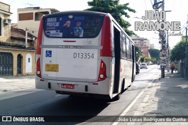 Transportes Barra D13354 na cidade de Rio de Janeiro, Rio de Janeiro, Brasil, por João Lucas Rodrigues da Cunha. ID da foto: 12046064.