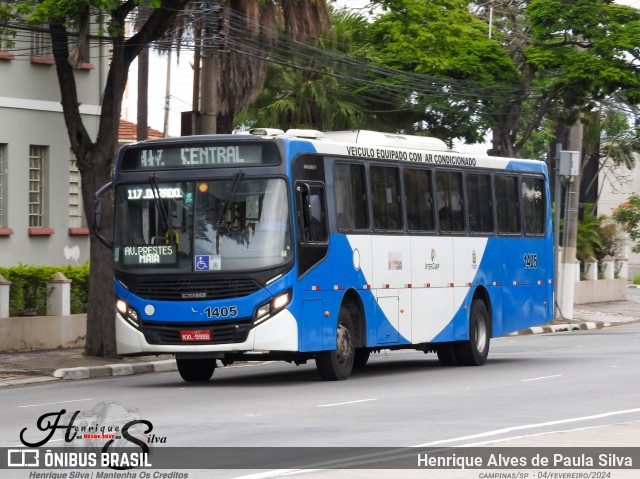 VB Transportes e Turismo 1405 na cidade de Campinas, São Paulo, Brasil, por Henrique Alves de Paula Silva. ID da foto: 12048124.