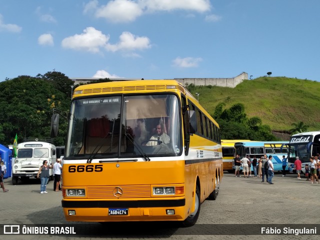 Ônibus Particulares 6665 na cidade de Juiz de Fora, Minas Gerais, Brasil, por Fábio Singulani. ID da foto: 12045819.