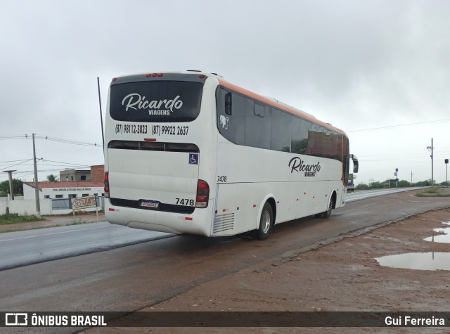 Ricardo Viagens 7478 na cidade de Água Branca, Alagoas, Brasil, por Gui Ferreira. ID da foto: 12045680.