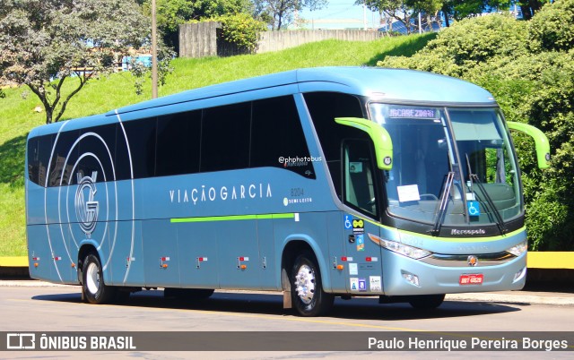 Viação Garcia 8204 na cidade de Londrina, Paraná, Brasil, por Paulo Henrique Pereira Borges. ID da foto: 12049731.