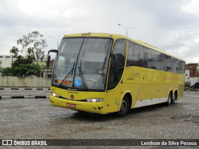 Viação Itapemirim 8611 na cidade de Caruaru, Pernambuco, Brasil, por Lenilson da Silva Pessoa. ID da foto: 12050449.