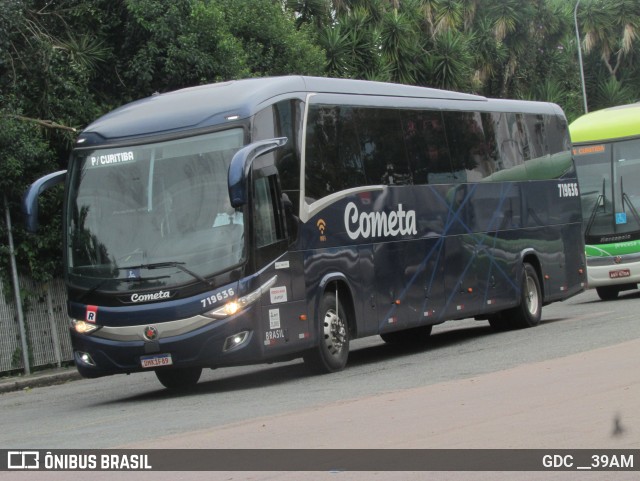 Viação Cometa 719636 na cidade de Curitiba, Paraná, Brasil, por GDC __39AM. ID da foto: 12048916.