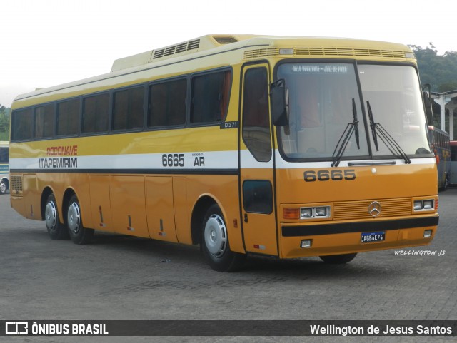 Ônibus Particulares 6665 na cidade de Juiz de Fora, Minas Gerais, Brasil, por Wellington de Jesus Santos. Número da foto: #12049410.