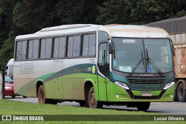 Turin Transportes 2120 na cidade de Conselheiro Lafaiete, Minas Gerais, Brasil, por Lucas Oliveira. ID da foto: 12049574.