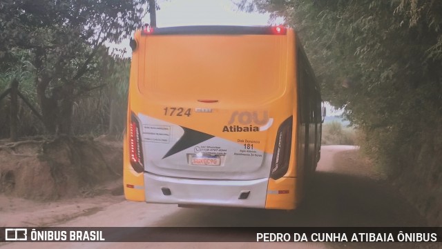 Sancetur - Sou Atibaia 1724 na cidade de Atibaia, São Paulo, Brasil, por PEDRO DA CUNHA ATIBAIA ÔNIBUS. Número da foto: #12048523.