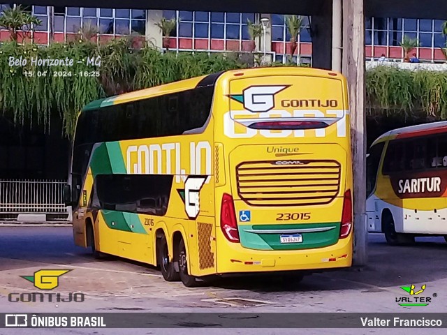 Empresa Gontijo de Transportes 23015 na cidade de Belo Horizonte, Minas Gerais, Brasil, por Valter Francisco. Número da foto: #12048196.