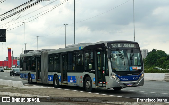 Sambaíba Transportes Urbanos 2 1710 na cidade de São Paulo, São Paulo, Brasil, por Francisco Ivano. ID da foto: 12049580.