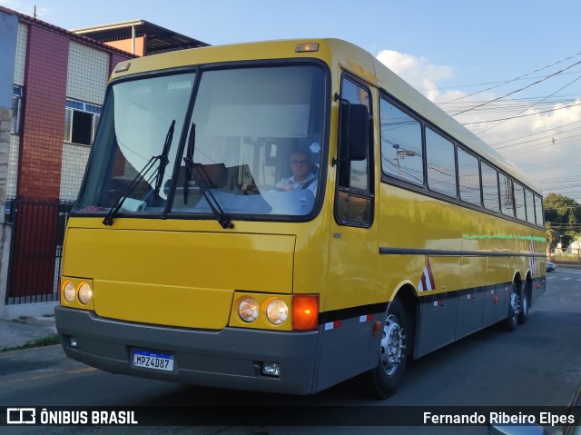 Associação de Preservação de Ônibus Clássicos 4387 na cidade de Juiz de Fora, Minas Gerais, Brasil, por Fernando Ribeiro Elpes. Número da foto: #12048486.