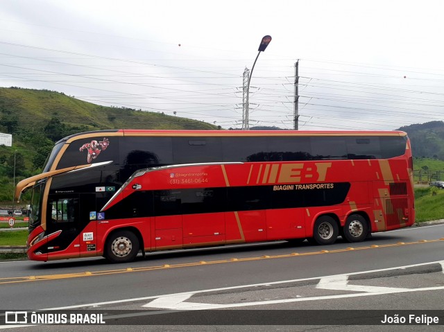 EBT - Expresso Biagini Transportes 1G64 na cidade de Aparecida, São Paulo, Brasil, por João Felipe. Número da foto: #12048688.