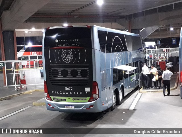 Viação Garcia 8672 na cidade de Campinas, São Paulo, Brasil, por Douglas Célio Brandao. ID da foto: 12049347.