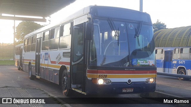 Nortran Transportes Coletivos 6520 na cidade de Porto Alegre, Rio Grande do Sul, Brasil, por Max Ramos. Número da foto: #12050814.