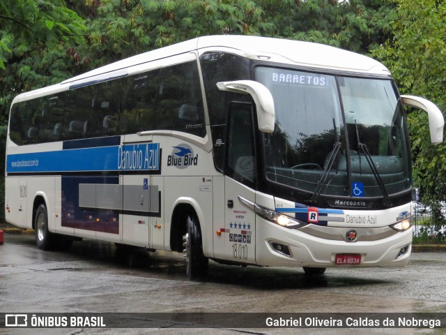 VIDA - Viação Danúbio Azul 18.010 na cidade de São Paulo, São Paulo, Brasil, por Gabriel Oliveira Caldas da Nobrega. ID da foto: 12051951.