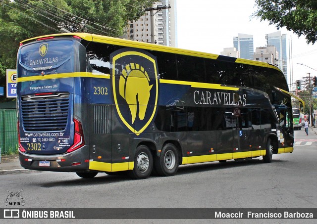 Caravellas Transportes e Turismo 2302 na cidade de São Paulo, São Paulo, Brasil, por Moaccir  Francisco Barboza. ID da foto: 12051554.