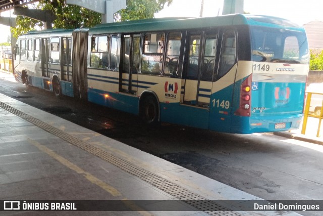 Metrobus 1149 na cidade de Goiânia, Goiás, Brasil, por Daniel Domingues. ID da foto: 12052458.