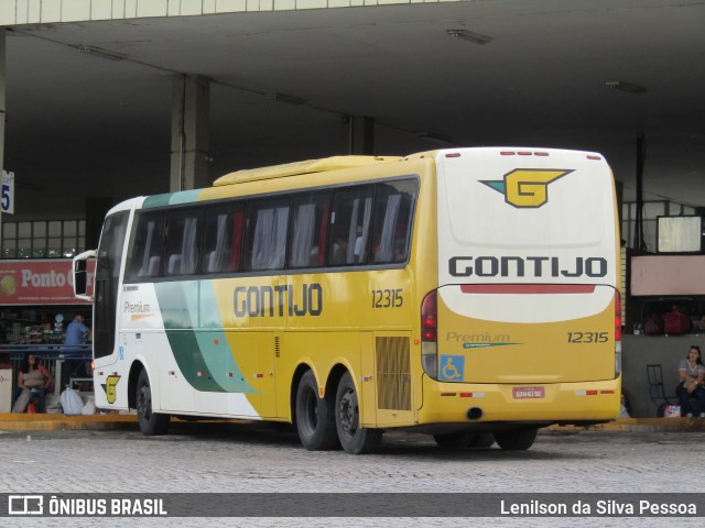 Empresa Gontijo de Transportes 12315 na cidade de Caruaru, Pernambuco, Brasil, por Lenilson da Silva Pessoa. ID da foto: 12052278.