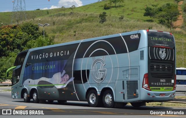 Viação Garcia 8605 na cidade de Aparecida, São Paulo, Brasil, por George Miranda. ID da foto: 12052023.