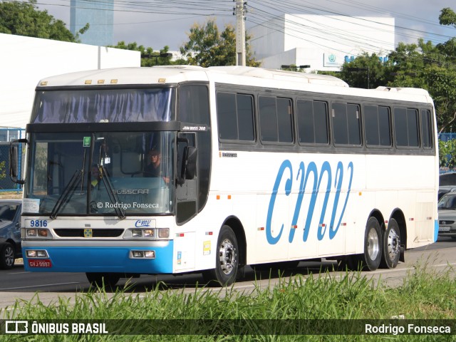 CMV Viagens 9816 na cidade de Caruaru, Pernambuco, Brasil, por Rodrigo Fonseca. ID da foto: 12052909.