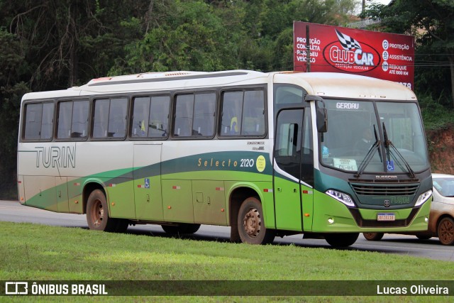 Turin Transportes 2120 na cidade de Conselheiro Lafaiete, Minas Gerais, Brasil, por Lucas Oliveira. ID da foto: 12051290.