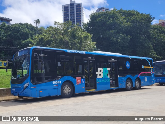 BRT Salvador 40048 na cidade de Salvador, Bahia, Brasil, por Augusto Ferraz. Número da foto: #12050830.