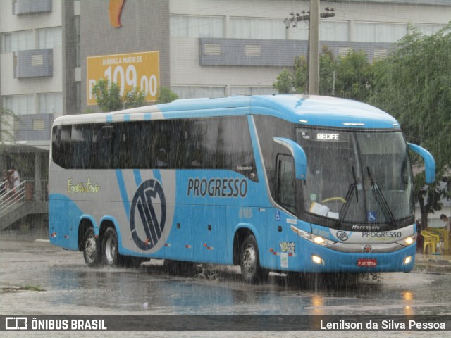 Auto Viação Progresso 6105 na cidade de Caruaru, Pernambuco, Brasil, por Lenilson da Silva Pessoa. ID da foto: 12052191.