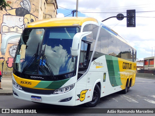 Empresa Gontijo de Transportes 19705 na cidade de Belo Horizonte, Minas Gerais, Brasil, por Adão Raimundo Marcelino. Número da foto: #12055279.