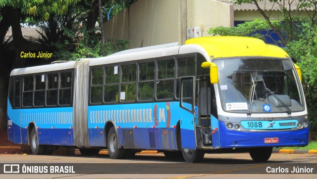 Metrobus 1088 na cidade de Goiânia, Goiás, Brasil, por Carlos Júnior. ID da foto: 12054572.