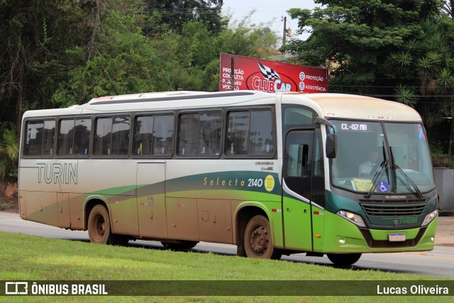 Turin Transportes 2140 na cidade de Conselheiro Lafaiete, Minas Gerais, Brasil, por Lucas Oliveira. ID da foto: 12054122.