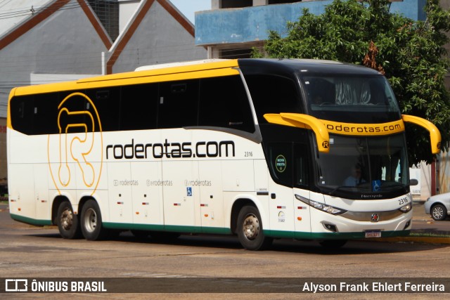 RodeRotas - Rotas de Viação do Triângulo 2316 na cidade de Cascavel, Paraná, Brasil, por Alyson Frank Ehlert Ferreira. Número da foto: #12053578.