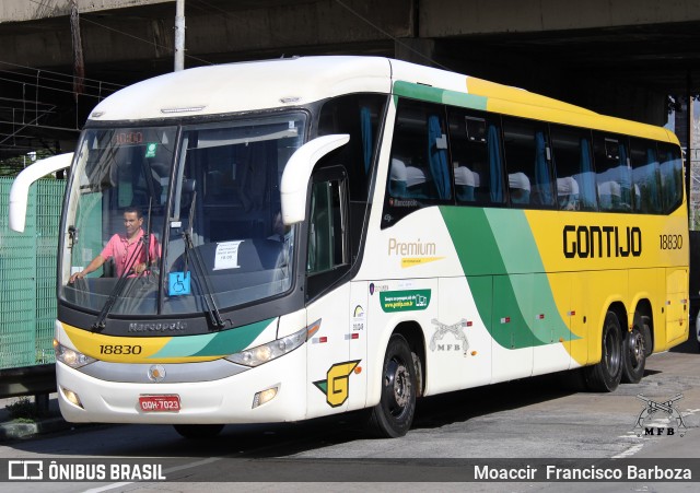 Empresa Gontijo de Transportes 18830 na cidade de São Paulo, São Paulo, Brasil, por Moaccir  Francisco Barboza. ID da foto: 12054125.