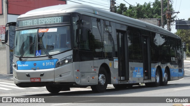 Viação Paratodos > São Jorge > Metropolitana São Paulo > Mobibrasil 6 3176 na cidade de São Paulo, São Paulo, Brasil, por Cle Giraldi. Número da foto: #12053459.