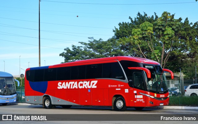 Viação Santa Cruz 29120 na cidade de São Paulo, São Paulo, Brasil, por Francisco Ivano. ID da foto: 12054488.