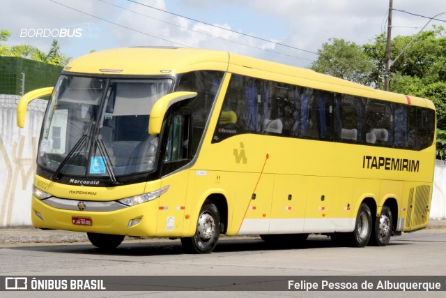 Viação Itapemirim 60021 na cidade de Recife, Pernambuco, Brasil, por Felipe Pessoa de Albuquerque. Número da foto: #12057945.