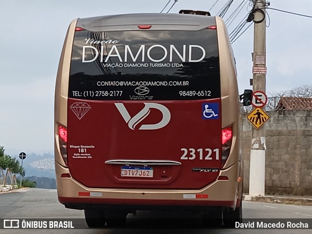 Viação Diamond Turismo 23121 na cidade de Cotia, São Paulo, Brasil, por David Macedo Rocha. Número da foto: #12055970.