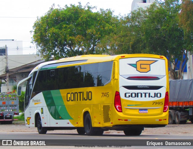 Empresa Gontijo de Transportes 7145 na cidade de Eunápolis, Bahia, Brasil, por Eriques  Damasceno. Número da foto: #12057301.