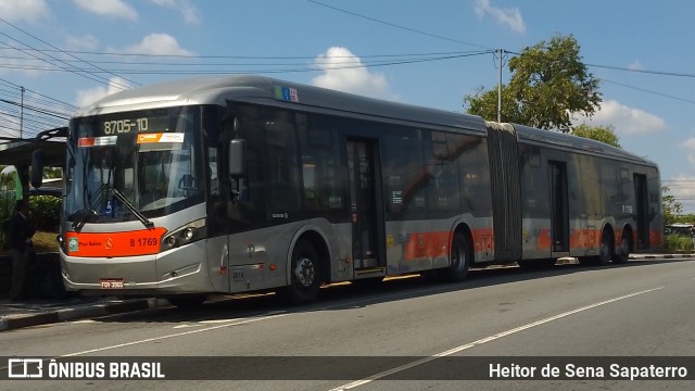 TRANSPPASS - Transporte de Passageiros 8 1769 na cidade de Osasco, São Paulo, Brasil, por Heitor de Sena Sapaterro. Número da foto: #12057438.