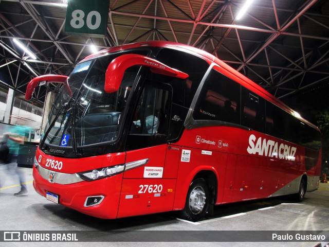 Viação Santa Cruz 27620 na cidade de São Paulo, São Paulo, Brasil, por Paulo Gustavo. Número da foto: #12057999.