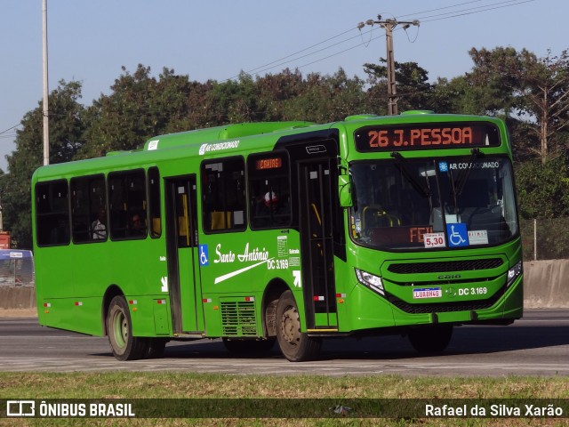 Transportes Santo Antônio DC 3.169 na cidade de Duque de Caxias, Rio de Janeiro, Brasil, por Rafael da Silva Xarão. Número da foto: #12057984.