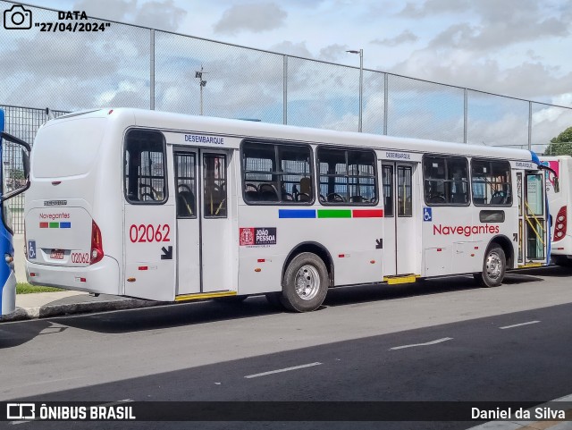 Consórcio Navegantes - 02 > Viação São Jorge > Transurb Transporte Urbano 02062 na cidade de João Pessoa, Paraíba, Brasil, por Daniel da Silva. Número da foto: #12057433.