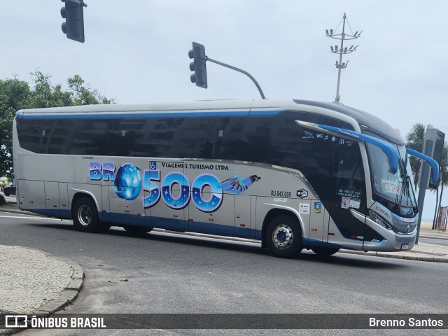 BR-500 Viagens e Turismo RJ 843.008 na cidade de Rio de Janeiro, Rio de Janeiro, Brasil, por Brenno Santos. Número da foto: #12055533.