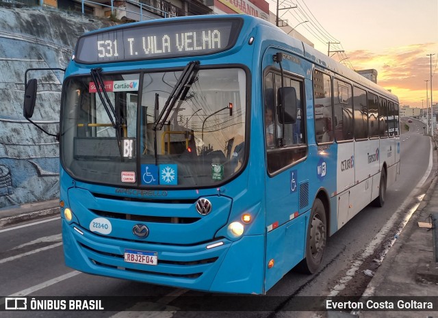 Nova Transporte 22340 na cidade de Cariacica, Espírito Santo, Brasil, por Everton Costa Goltara. Número da foto: #12057537.