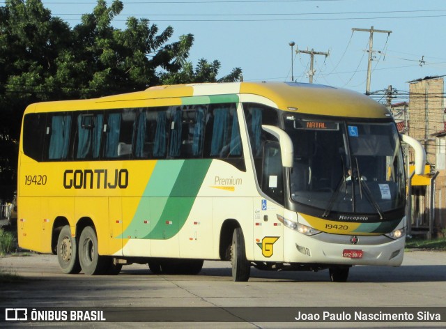 Empresa Gontijo de Transportes 19420 na cidade de Natal, Rio Grande do Norte, Brasil, por Joao Paulo Nascimento Silva. Número da foto: #12057145.