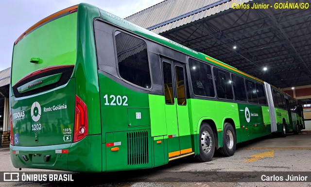 Metrobus 1202 na cidade de Goiânia, Goiás, Brasil, por Carlos Júnior. Número da foto: #12056568.